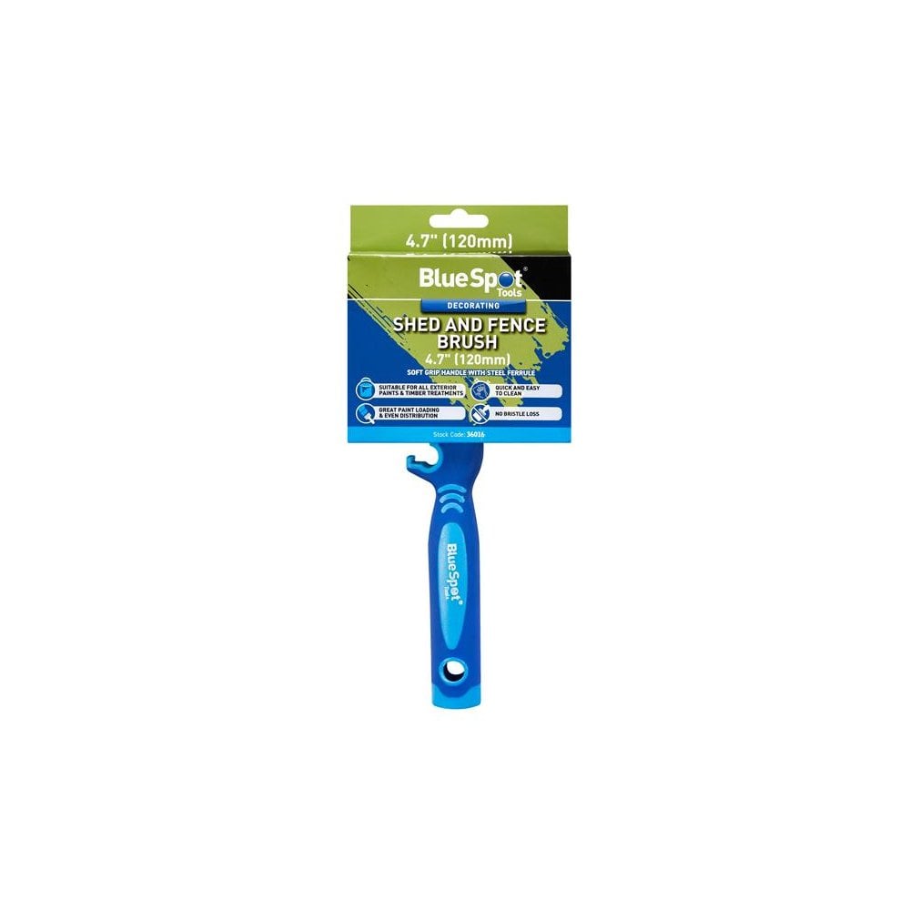 BlueSpot Tools Shed and Fence Brush 120mm-B/S36016