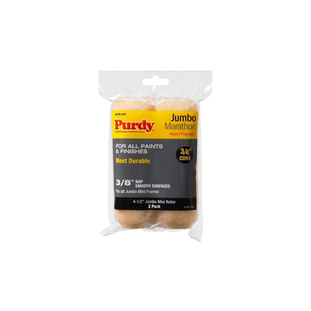 Purdy® Marathon™ Jumbo Mini Roller Sleeve 114 x 19mm (4.1/2 x 3/4in) (Pack 2)-PUR14G624062