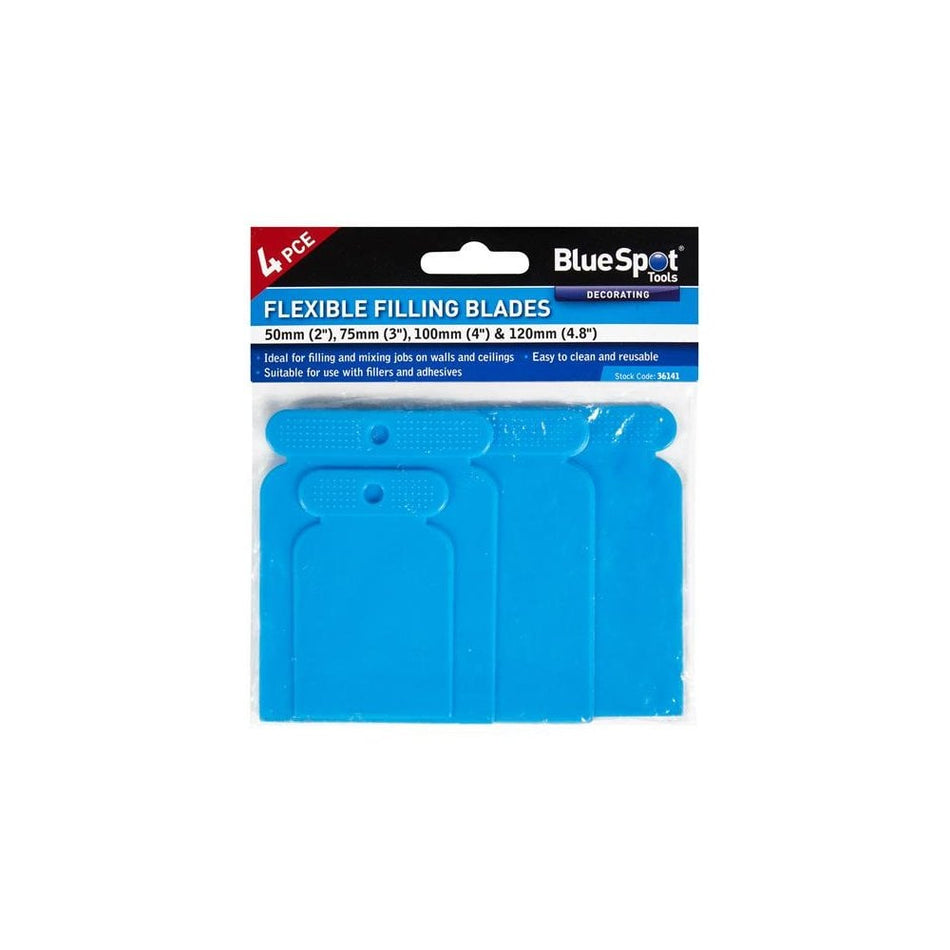 BlueSpot Tools Flexible Filling Blade Set, 4 Piece-B/S36141