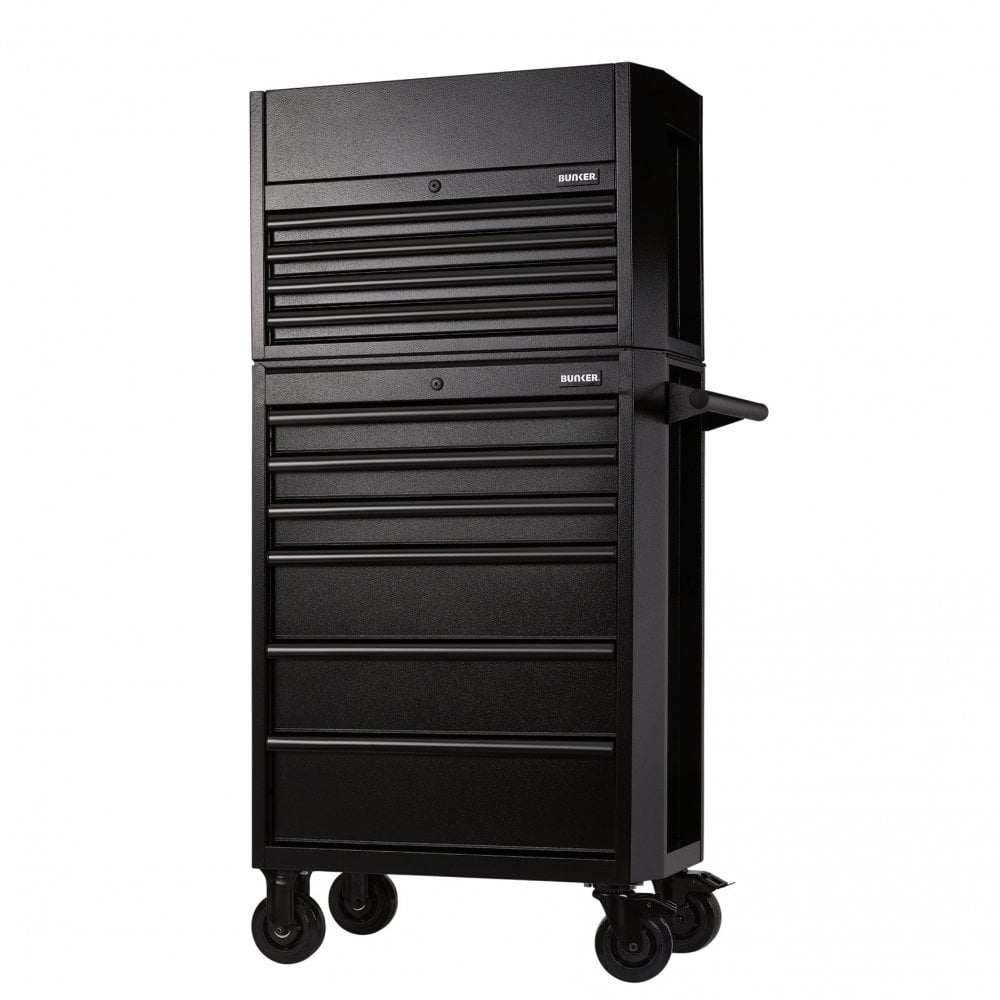 BUNKER Combined Roller Cabinet and Tool Chest, 10 Drawer, 26": No.B200-26C/26R