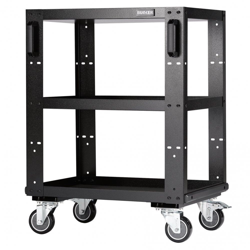 BUNKER Modular 3 Tier Tool Trolley: No.MS400-3TCR