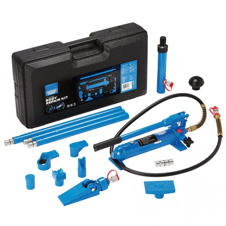 Draper Expert Hydraulic Body Repair Kit, 4 Tonne (15 Piece): No.BRKIT4