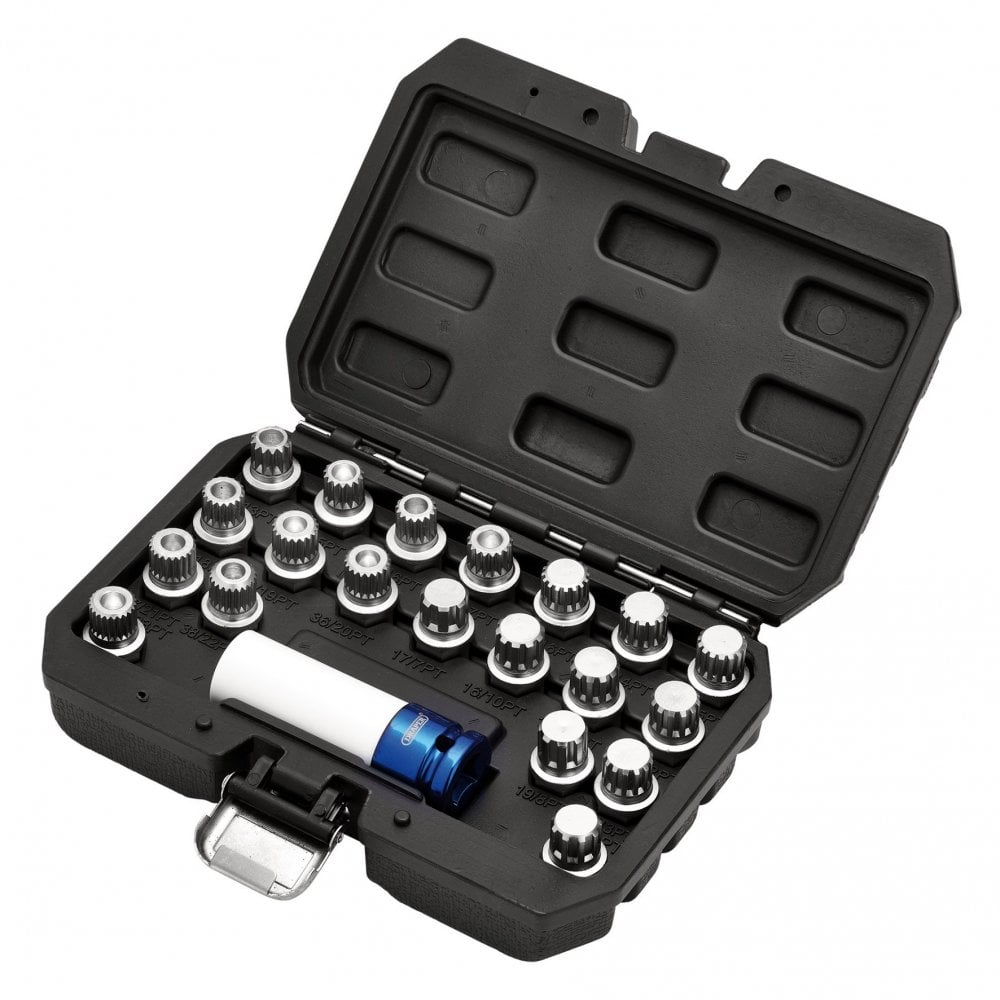 BMW Locking Wheel Socket Set (21 Piece): No.LWSS/BMW-21PC