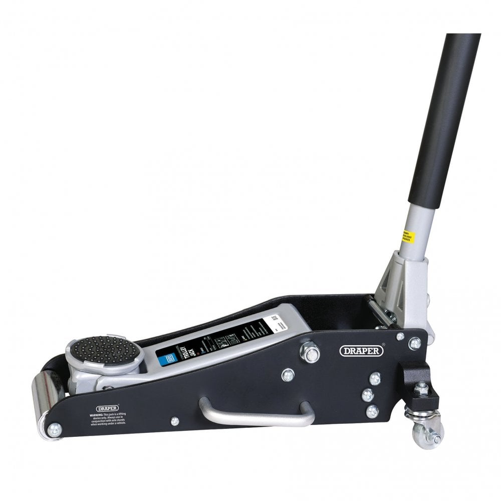 Aluminium and Steel Racing Trolley Jack, 1.5 Tonne: No.TJ125AS