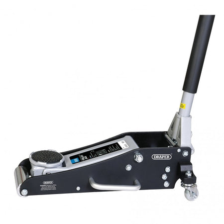 Aluminium and Steel Racing Trolley Jack, 1.5 Tonne: No.TJ125AS