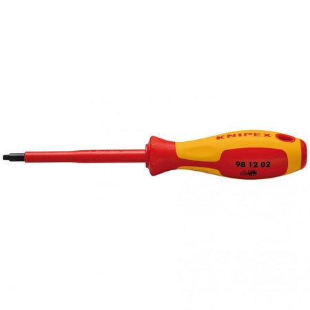 KNIPEX 98 12 02 VDE Insulated Robertson Screwdriver, R2: No.98 12 02