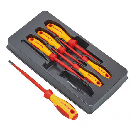 KNIPEX 00 20 12 V02 VDE Insulated Slotted/Phillips Screwdriver Set: No.00 20 12 V02