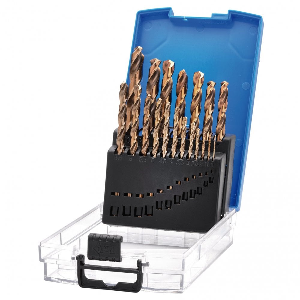 Draper Expert HSSE M35 Cobalt Drill Bit Set (19 Piece): No.DBCS1