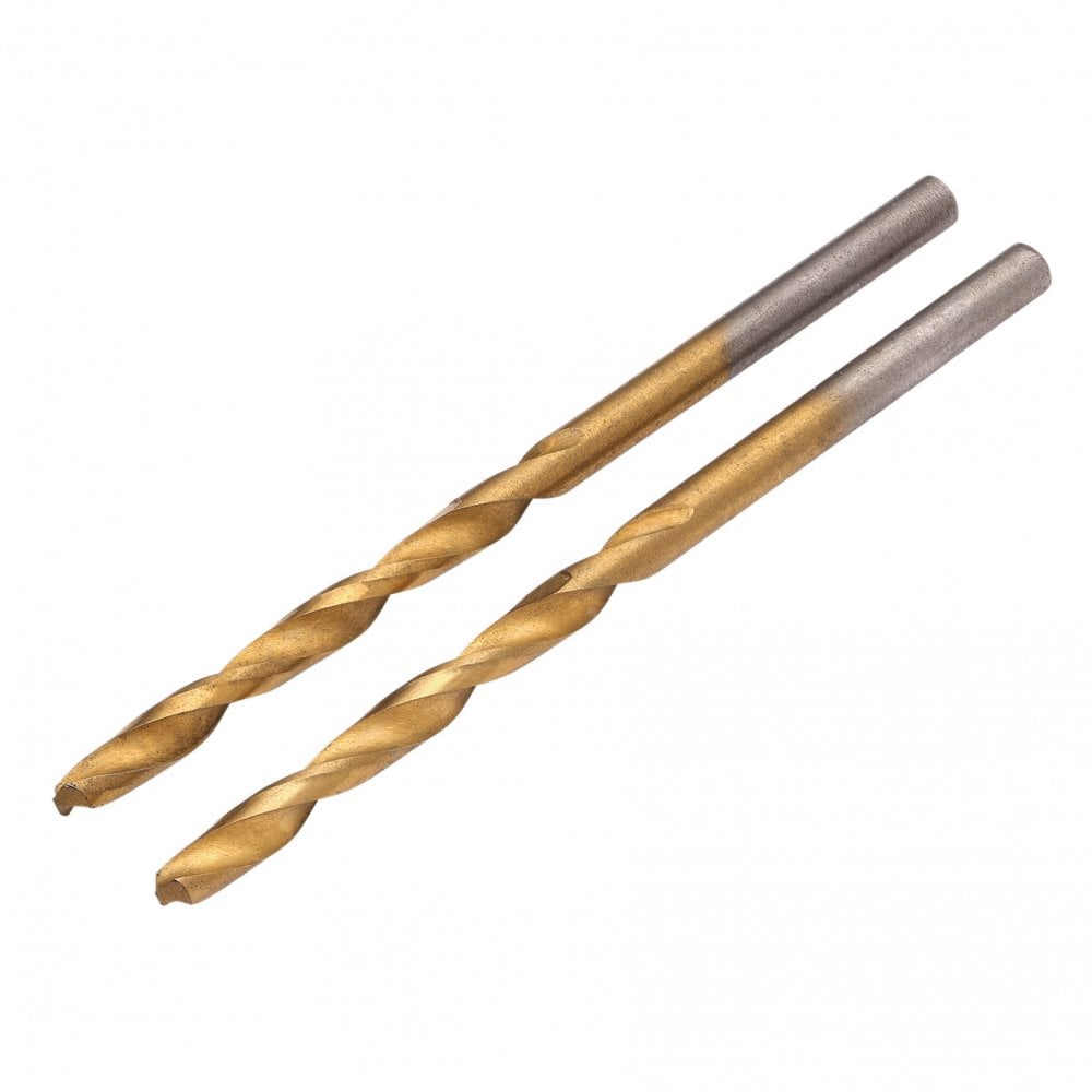 HSS Titanium Nitride Coated Drill Bit, 3.0mm x 61mm (Pack of 2): No.DBTS
