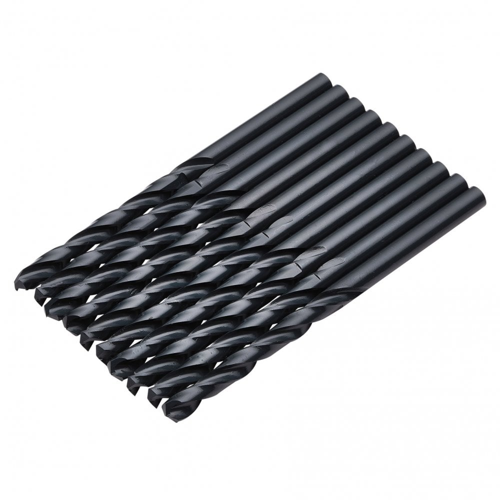 Black HSS Drill Bit, 4.5mm x 80mm (Pack of 10): No.DBBS