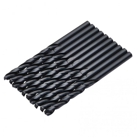 Black HSS Drill Bit, 5.0mm x 86mm (Pack of 10): No.DBBS
