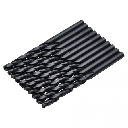 Black HSS Drill Bit, 6.5mm x 101mm (Pack of 10): No.DBBS