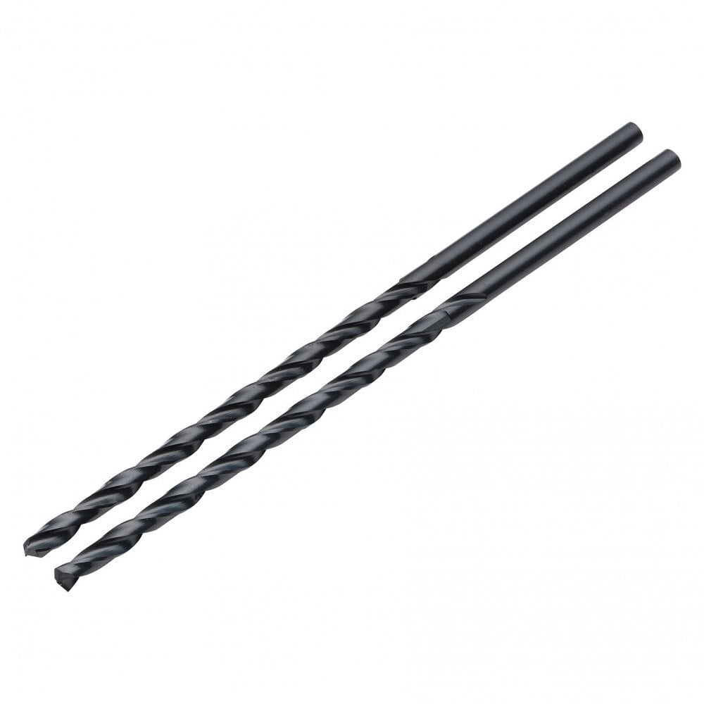 Black HSS Long Drill Bit 4.0 x 119mm (Pack of 2): No.DBBSL