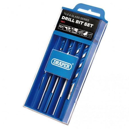 TCT Tile and Glass Drill Bit Set (6 Piece): No.DBTGS1