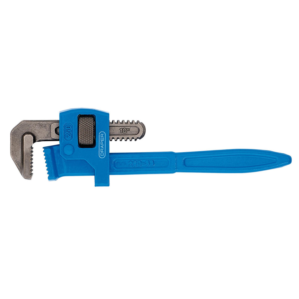DRAPER 250mm Adjustable Pipe Wrench: Model No.676