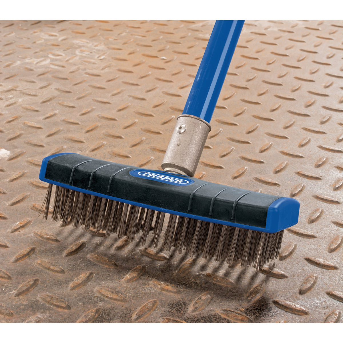 DRAPER Stainless Steel Bristle Scrub Brush (180mm): Model No. HD/SBSS