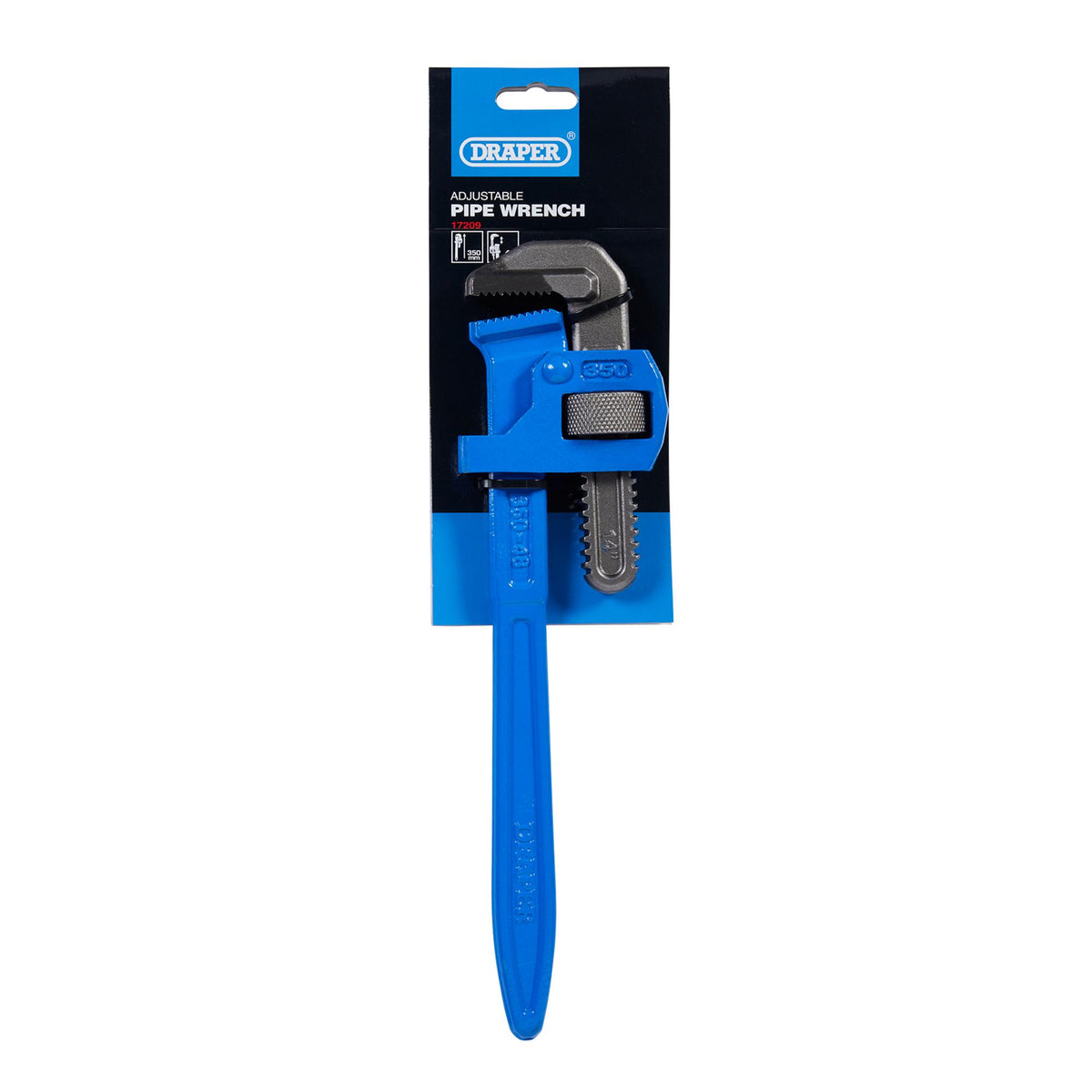 DRAPER 350mm Adjustable Pipe Wrench: Model No.676