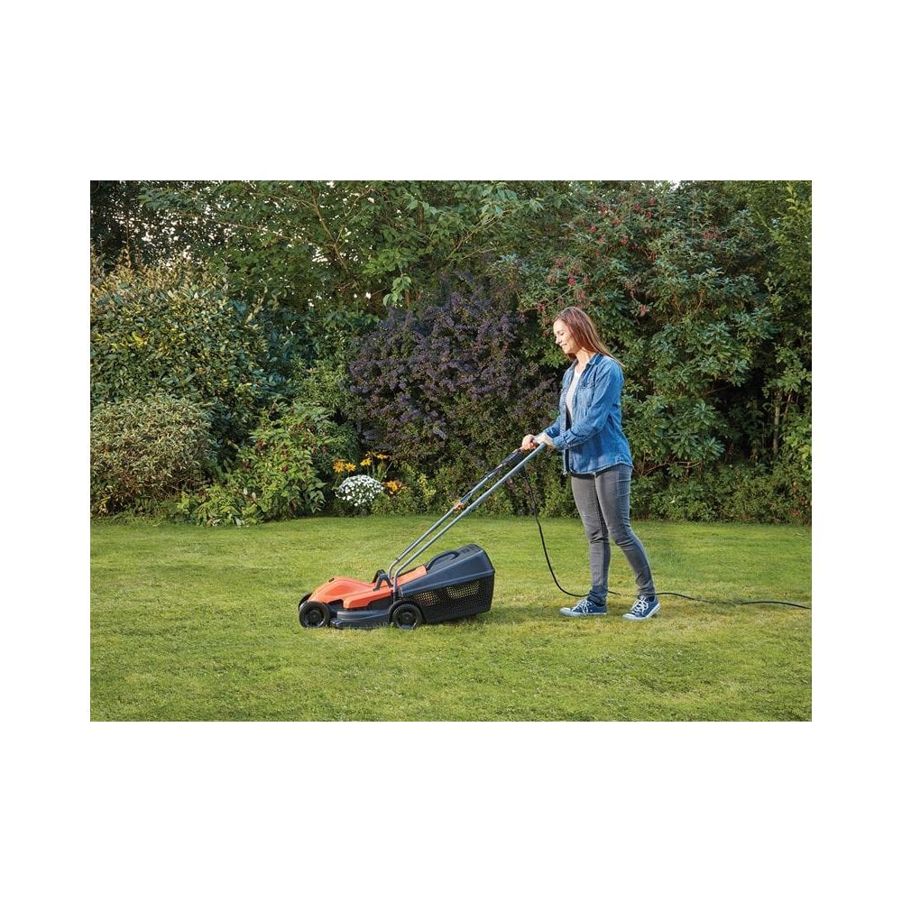 BLACK + DECKER BEMW451 Electric Lawnmower 32cm 1200W 240V