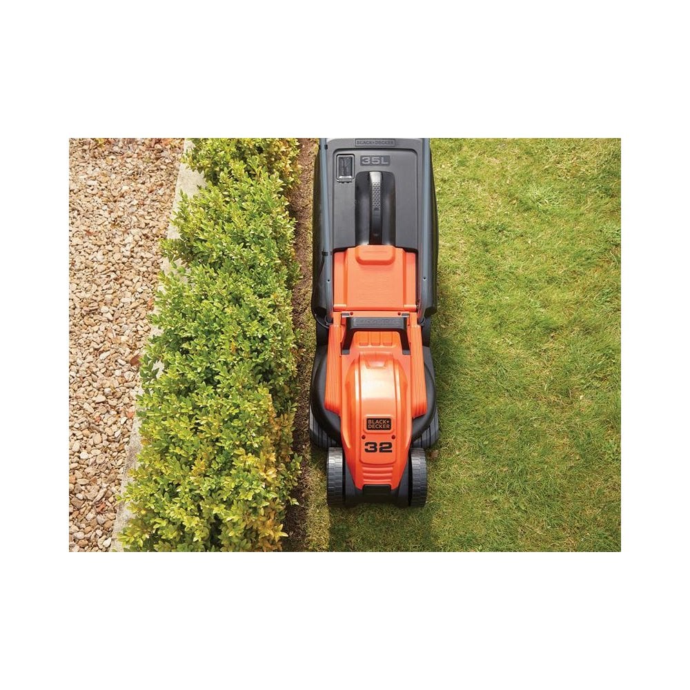 BLACK + DECKER BEMW451 Electric Lawnmower 32cm 1200W 240V