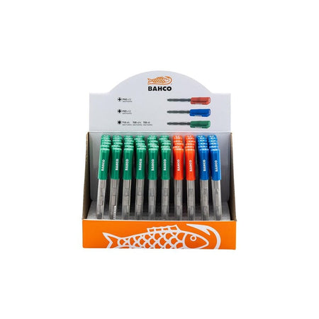 Bahco Screwdriver Bit Pen Display, 60 Piece