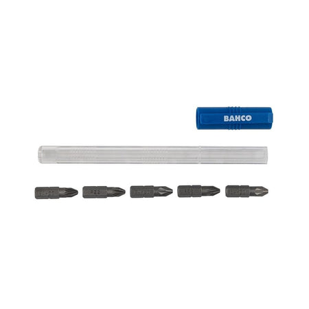 Bahco Screwdriver Bit Pen Display, 60 Piece