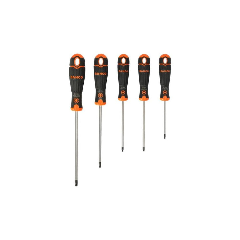 Bahco B219.025 BAHCOFIT TORX Screwdriver Set, 5 Piece