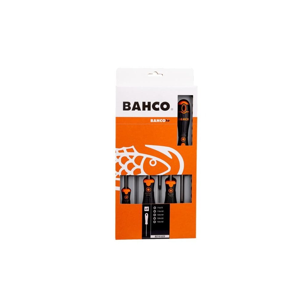 Bahco B219.025 BAHCOFIT TORX Screwdriver Set, 5 Piece