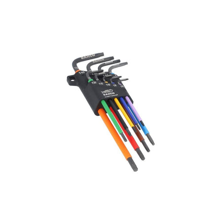 Bahco C1997TORX/9P Long TORX® Coloured L-Key Set, 9 Piece