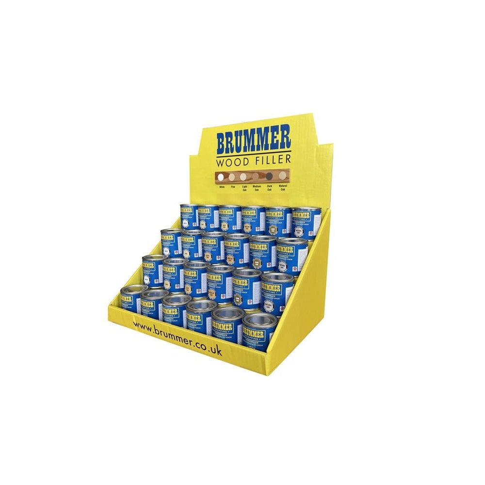 Brummer® Wood Filler Counter Display Unit