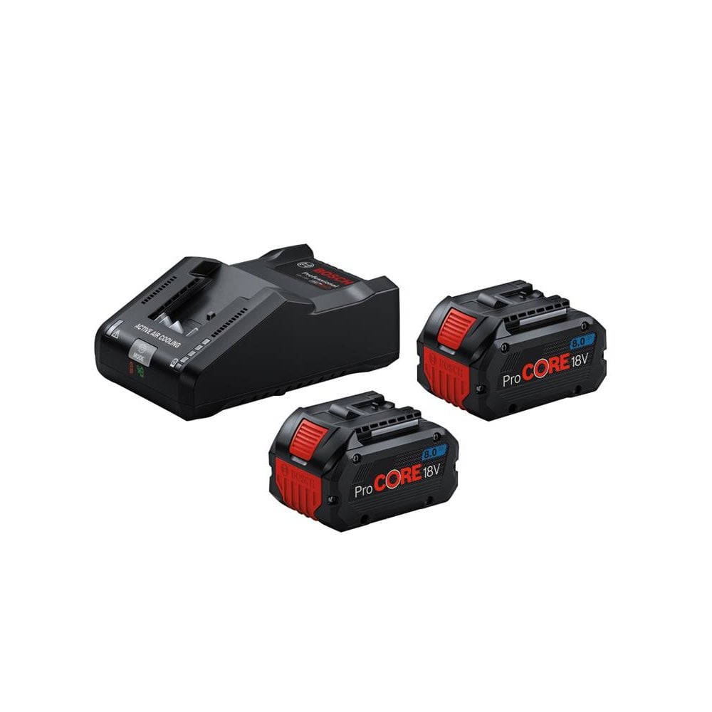 Bosch ProCORE18V 8.0Ah Batteries & Charger Starter Kit 18V