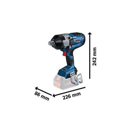 Bosch GDS 18V-1600 HC BITURBO Impact Wrench 18V Bare Unit