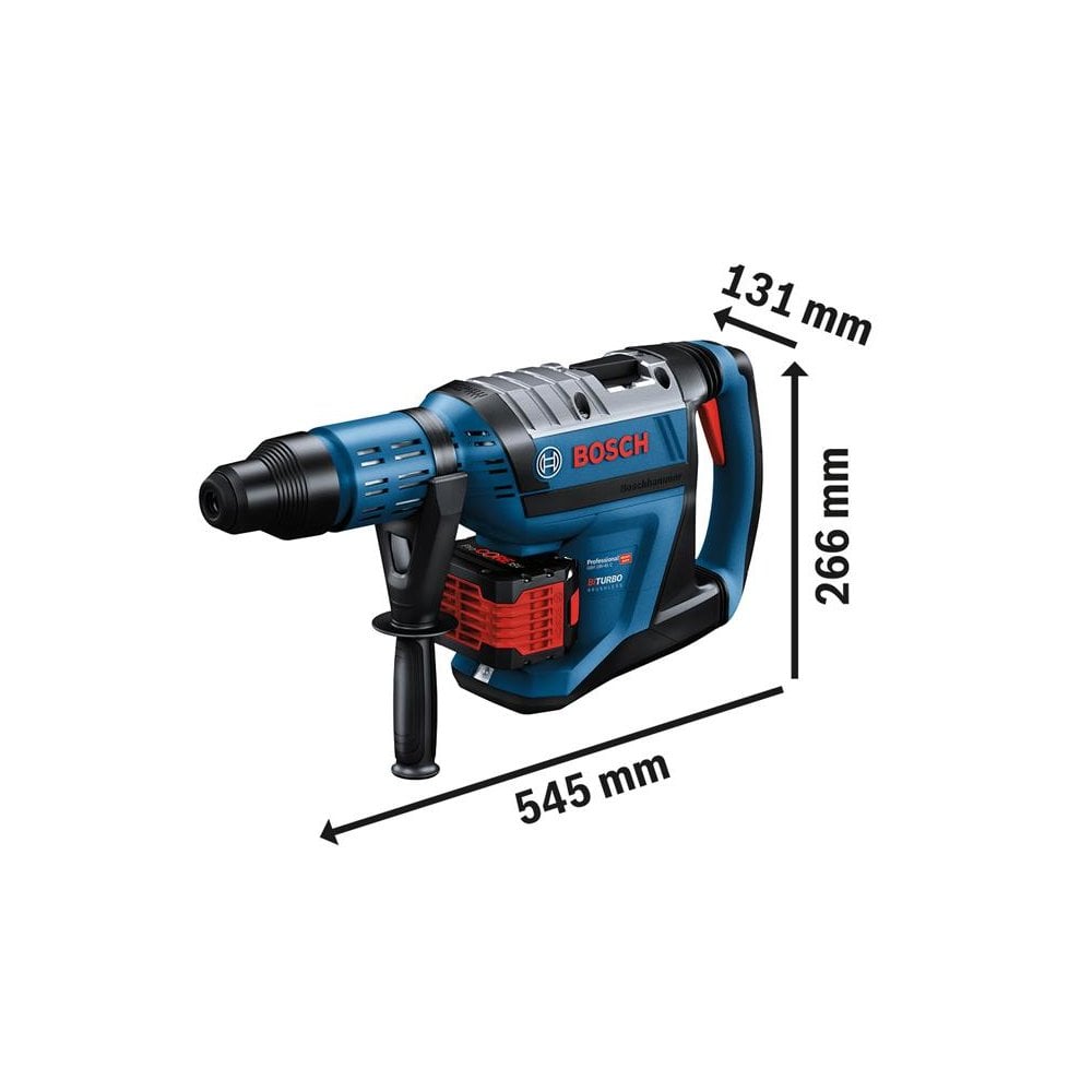 Bosch GBH 18V-45 C Pro BITURBO SDS-Max Hammer 18V 2 x 12.0Ah ProCORE18V Li-ion