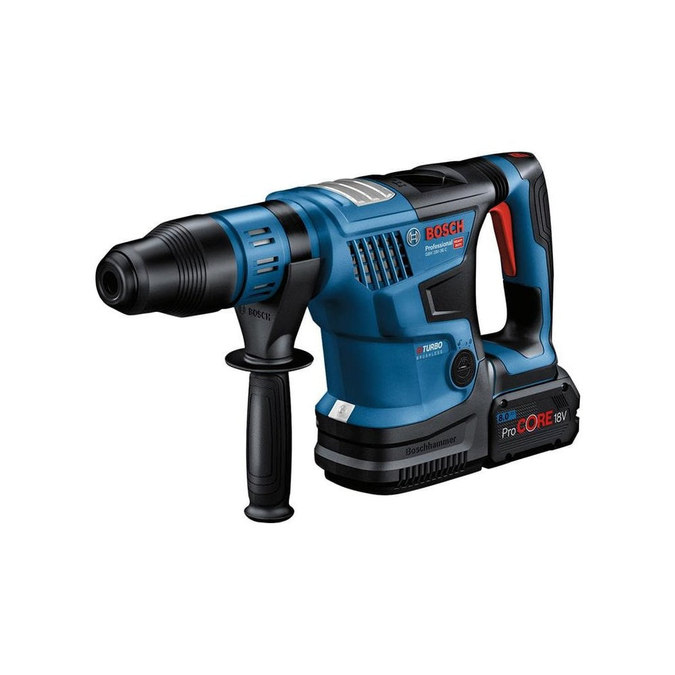 Bosch GBH 18V-36 C Pro BITURBO SDS-Max Rotary Hammer 18V 2 x 8.0Ah ProCORE18V Li-ion