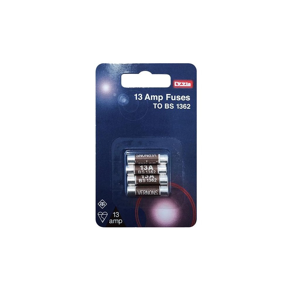 Dencon 13A Fuse (Pack of 4)