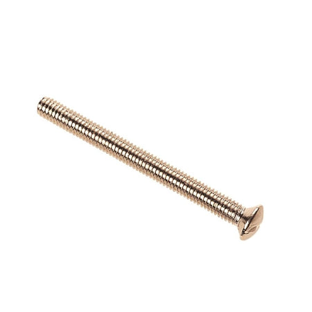 Dencon Nickle Plated Switch/Socket Plate Screws 3.5 x 38mm (Pack of 10)