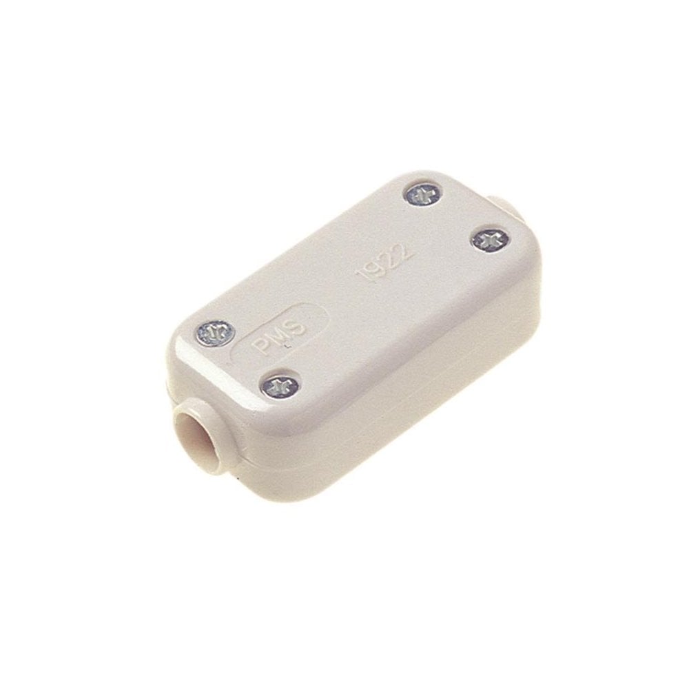 Dencon 2 Terminal Fixed Connector 5A White
