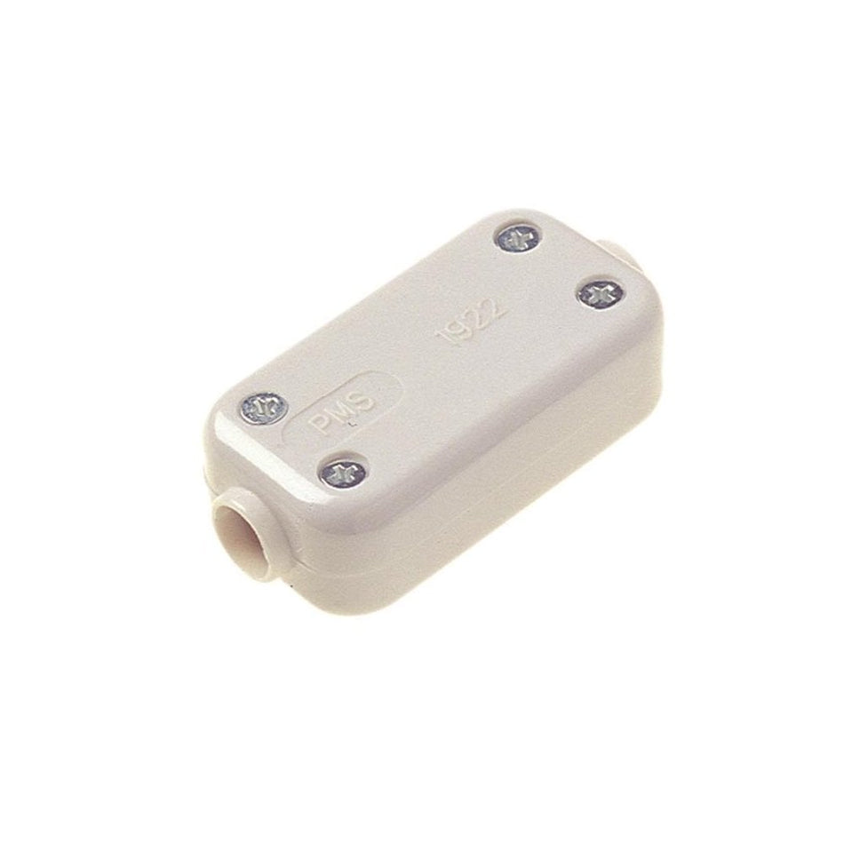 Dencon 2 Terminal Fixed Connector 5A White