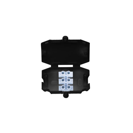 Dencon 3 Pole Connector Box 10A Black