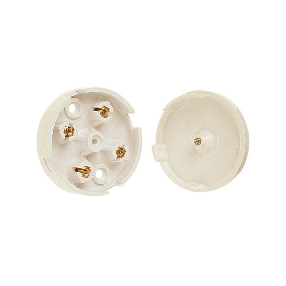 Dencon 4 Terminal Junction Box 5A White