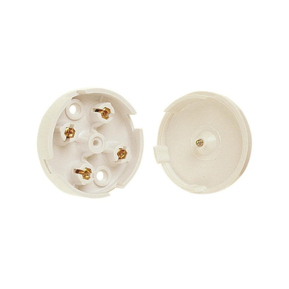 Dencon 4 Terminal Junction Box 5A White