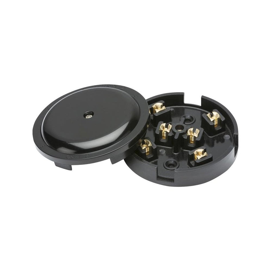 Dencon 6-Terminal Junction Box 20A Black