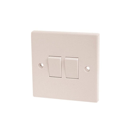 Dencon Light Switch 2-Gang 2-Way 10A