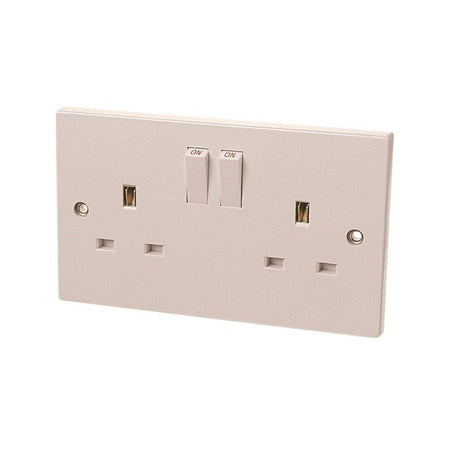 Dencon Switched Socket 2-Gang 13A