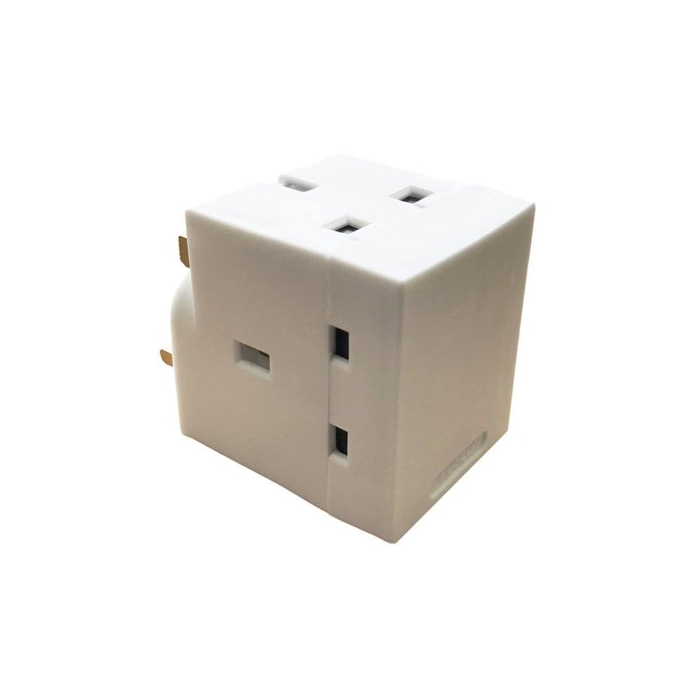 Dencon 3 Way Adaptor 13A Fused