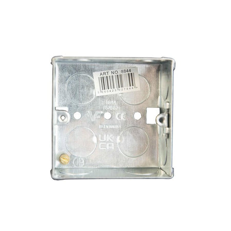 Dencon Metal Back Box 1-Gang 35mm