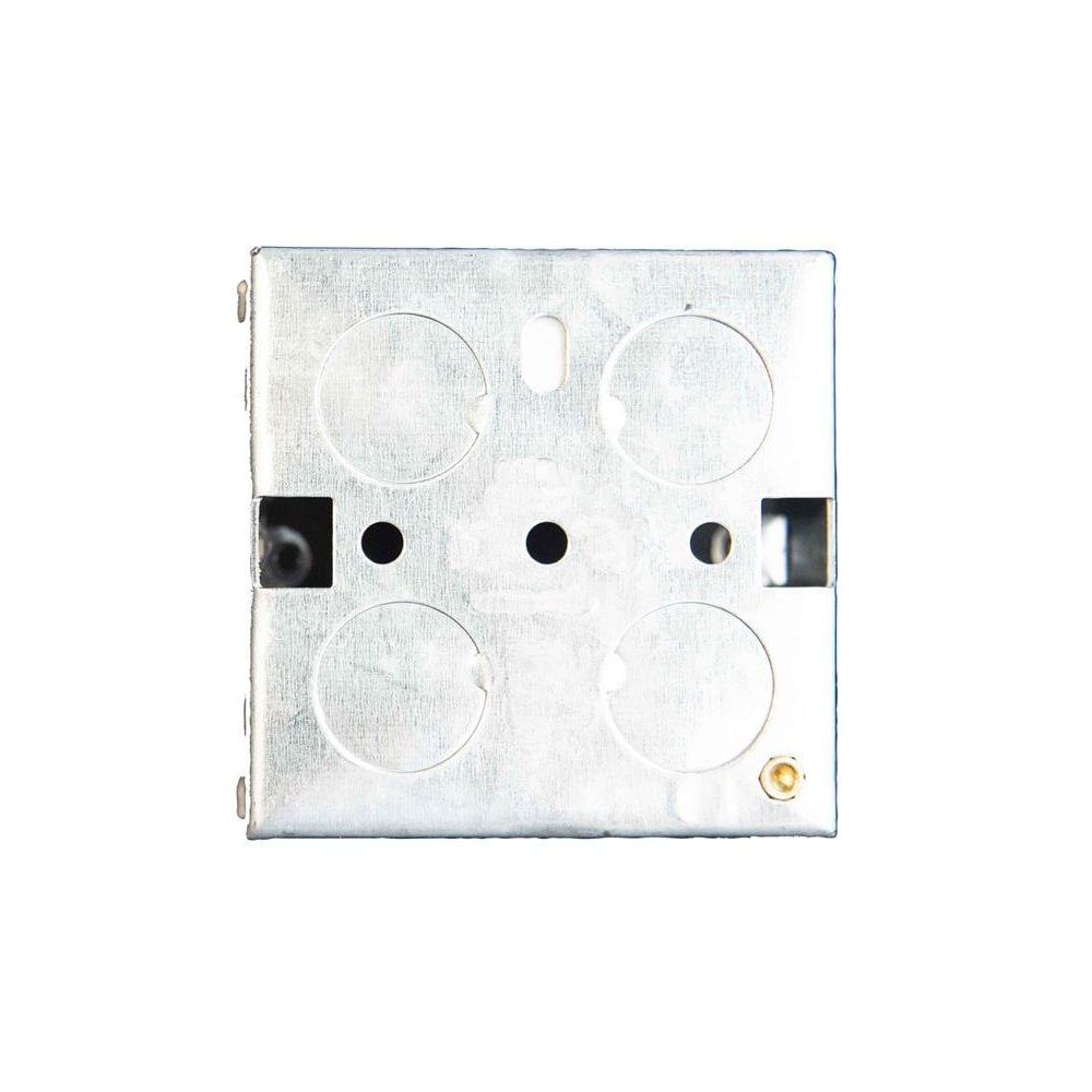 Dencon Metal Back Box 1-Gang 35mm