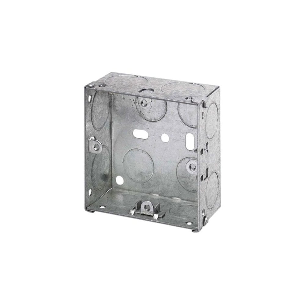 Dencon Metal Back Box 1-Gang 25mm