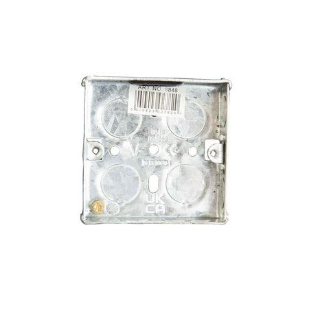 Dencon Metal Back Box 1-Gang 16mm