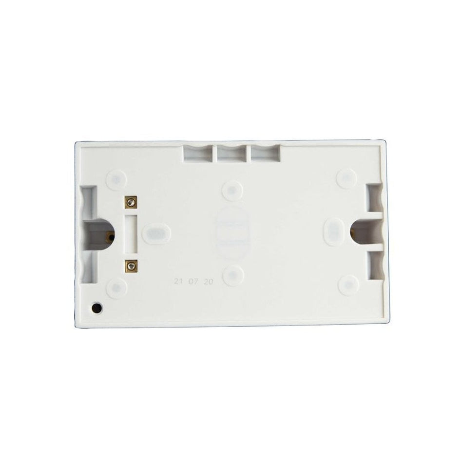 Dencon Pattress Box with Earth 2-Gang 45mm