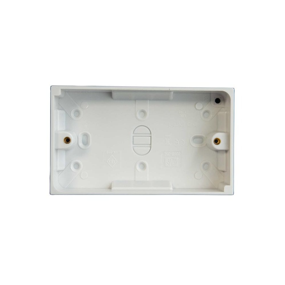 Dencon Pattress Box 2-Gang 25mm